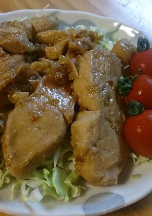 めんつゆで鳥胸肉の照焼きもどき-レシピのメイン写真