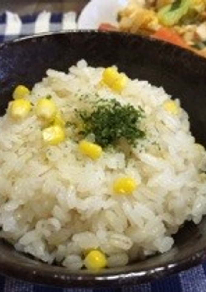 簡単！とうもろこしご飯（バター醤油）-レシピのメイン写真