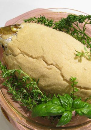 ハーブで洋風・鯛の塩釜焼き-レシピのメイン写真