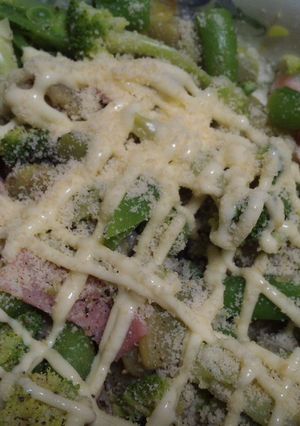 そら豆のシーザーサラダ風-レシピのメイン写真