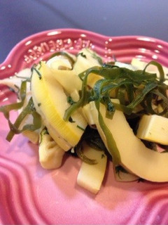 筍と切り昆布の大葉炒め-レシピのメイン写真