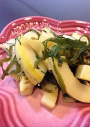 筍と切り昆布の大葉炒め-レシピのメイン写真