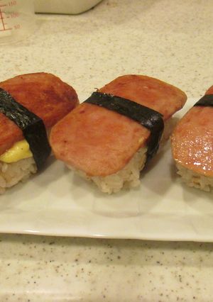 スパムの握り寿司風おにぎり-レシピのメイン写真