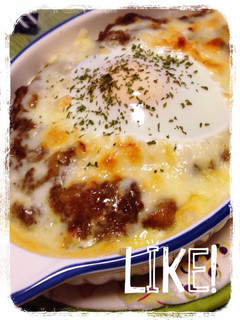 カレーリメイク♪ 簡単焼きカレー-レシピのメイン写真