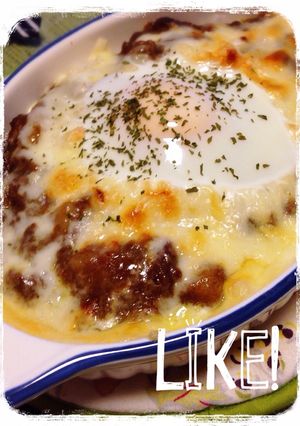 カレーリメイク♪ 簡単焼きカレー-レシピのメイン写真