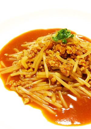 ご飯がすすむ！蒸しもやしの麻婆あん-レシピのメイン写真