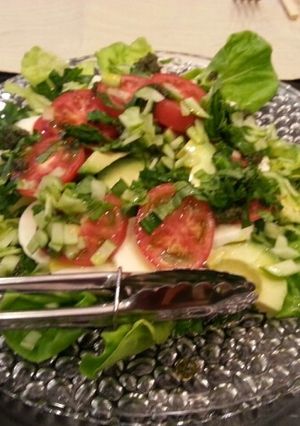 簡単アスパラの茎入り野菜五目カプレーゼ-レシピのメイン写真