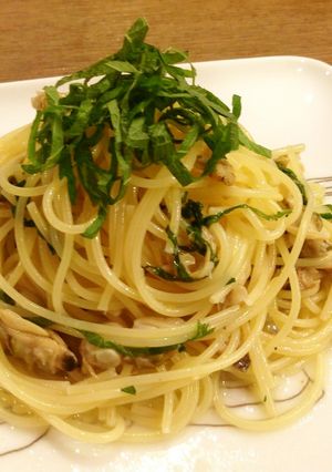 アサリ缶で簡単☆大葉のボンゴレ冷製パスタ-レシピのメイン写真