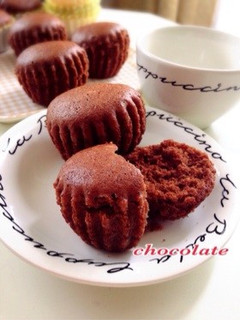 板チョコでしっとり❤️チョコ蒸しパン-レシピのメイン写真