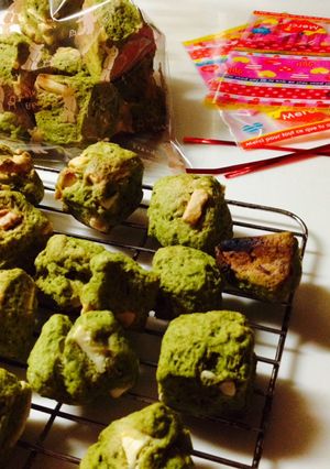 豆腐でひとくち簡単抹茶スコーン-レシピのメイン写真