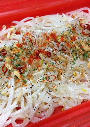 ルクエDEもや酢炒め-レシピのメイン写真