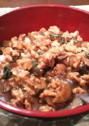 ☆大葉香る味噌ミンチ丼☆-レシピのメイン写真