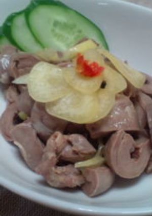 鶏ハツの塩漬け-レシピのメイン写真