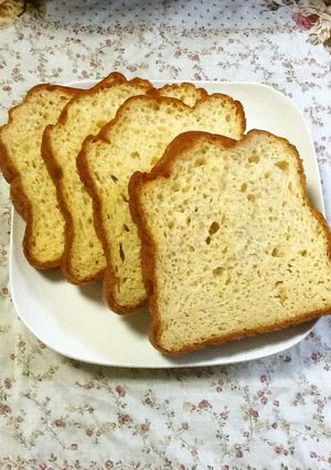 一番シンプル低予算！糖質制限大豆粉食パン-レシピのメイン写真