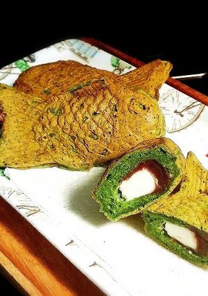ビタントニオで♪ほうれん草のたい焼き-レシピのメイン写真