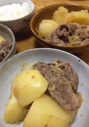 フライパンで肉じゃが-レシピのメイン写真