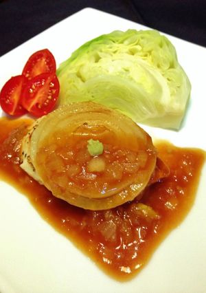 かじきのソテー　山葵ケチャップソース添え-レシピのメイン写真