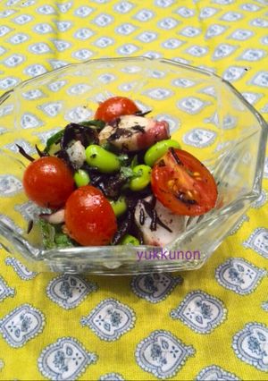 簡単☆ヒジキとタコと野菜のサラダ-レシピのメイン写真