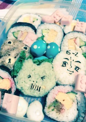 LINEキャラにぎり♡運動会-レシピのメイン写真