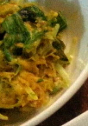 カボチャと水菜のサラダ-レシピのメイン写真
