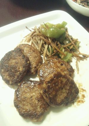 イワシのハンバーグの照り焼き-レシピのメイン写真