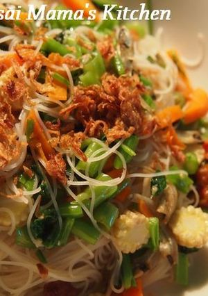 じゃこと空芯菜のビーフン-レシピのメイン写真