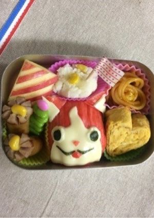 キャラ弁☆ジバニャンお弁当♪-レシピのメイン写真