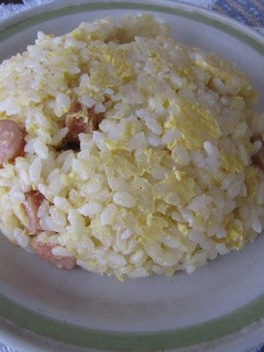 レンジで簡単 おひとり様チャーハン-レシピのメイン写真