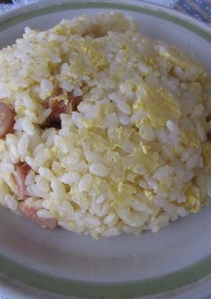 レンジで簡単　おひとり様チャーハン-レシピのメイン写真