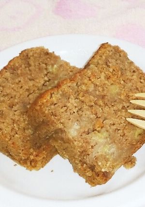 全粒粉とバナナのパウンドケーキ。-レシピのメイン写真