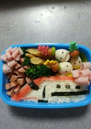 キャラ弁スーパーこまちf(^_^;-レシピのメイン写真