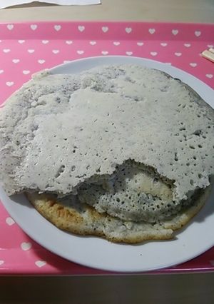 黒ごまパンケーキ-レシピのメイン写真