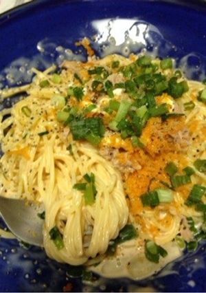 うにいかツナクリームパスタ-レシピのメイン写真