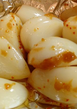 味噌味で!!にんにくのホイル焼き-レシピのメイン写真