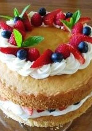 英国発　ビクトリアケーキ　混ぜるだけ！-レシピのメイン写真