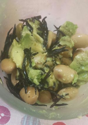 ★アボカドとサラダ豆とひじきのサラダ★-レシピのメイン写真