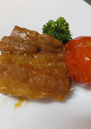 豚バラ肉の味噌煮込み-レシピのメイン写真