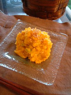 かぼちゃのゴマ風味白和え-レシピのメイン写真