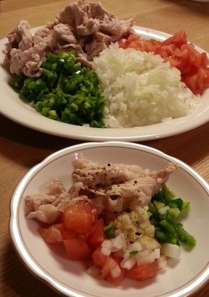 我が家の簡単冷しゃぶ-レシピのメイン写真