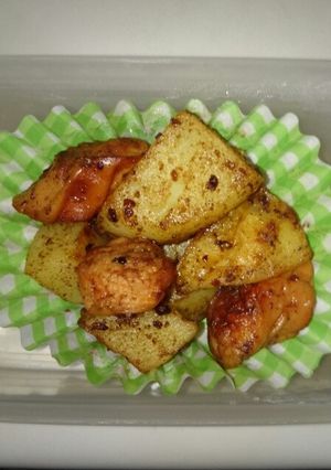 ポテトとウインナーのマヨマスタード炒め-レシピのメイン写真