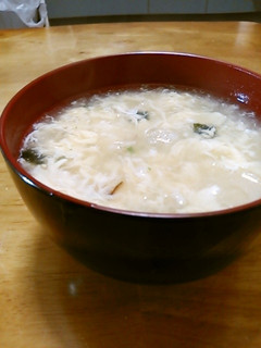 松茸風味のかき玉汁-レシピのメイン写真