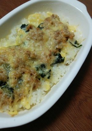 ☆簡単ランチ☆ホウレン草とツナのドリア♪-レシピのメイン写真