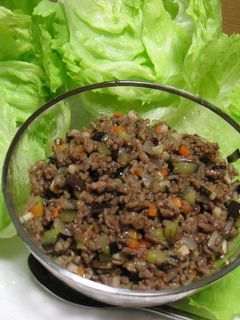 中華風肉そぼろのレタス包み-レシピのメイン写真