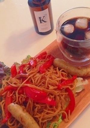 きのこたっぷり♥︎焼きそば-レシピのメイン写真