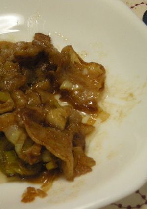 豚バラとネギのにんにく生姜醤油炒め-レシピのメイン写真