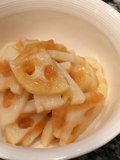 蓮根の梅肉和え-レシピのメイン写真