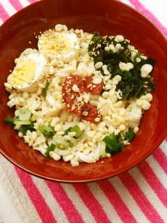 冷うどん~^O^梅入りぃ~♪-レシピのメイン写真