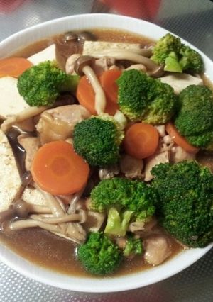 鶏肉の治部煮風-レシピのメイン写真
