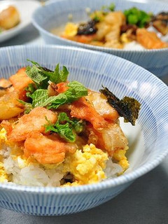 鮭のり丼-レシピのメイン写真