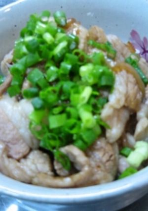“大葉にんにく醤油”で豚丼-レシピのメイン写真